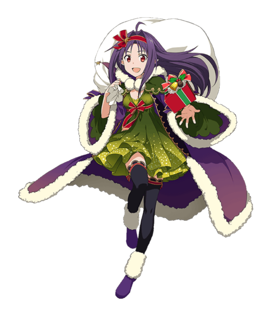 Sword Art Online II - Yuuki KonnoMascot Wishes Merry Christmas Wishes