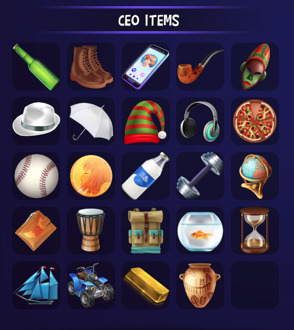 Inventory CEO Items