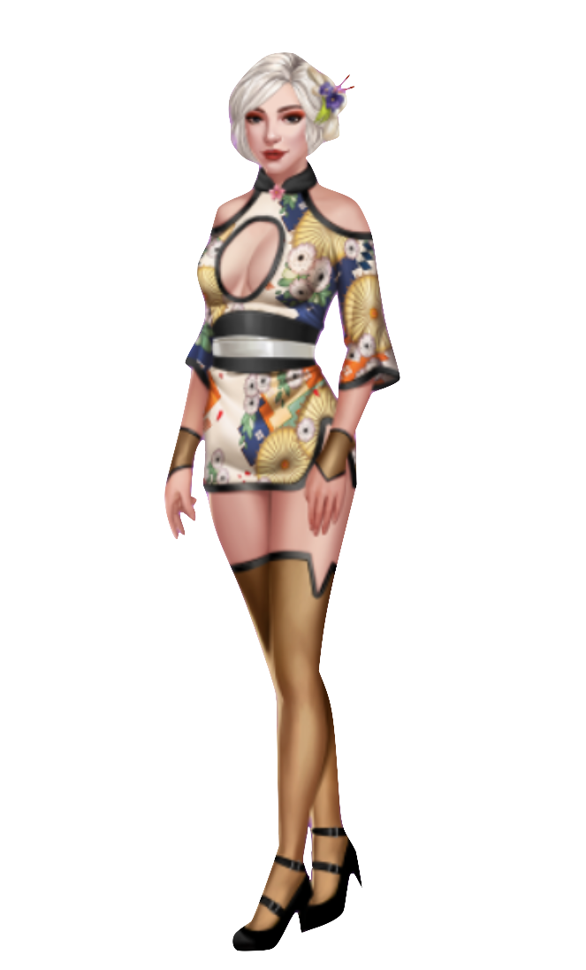 Giselle Verdon Kimono Outfit Sexy Airlines