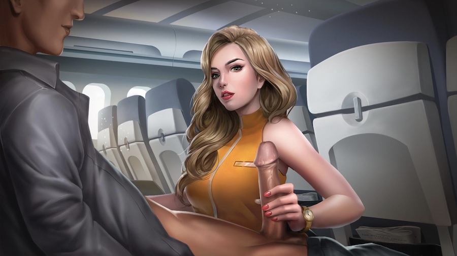 Amber Williams - Sexy Airlines Game picture girl. 